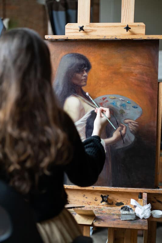 Self-portrait, stage 1