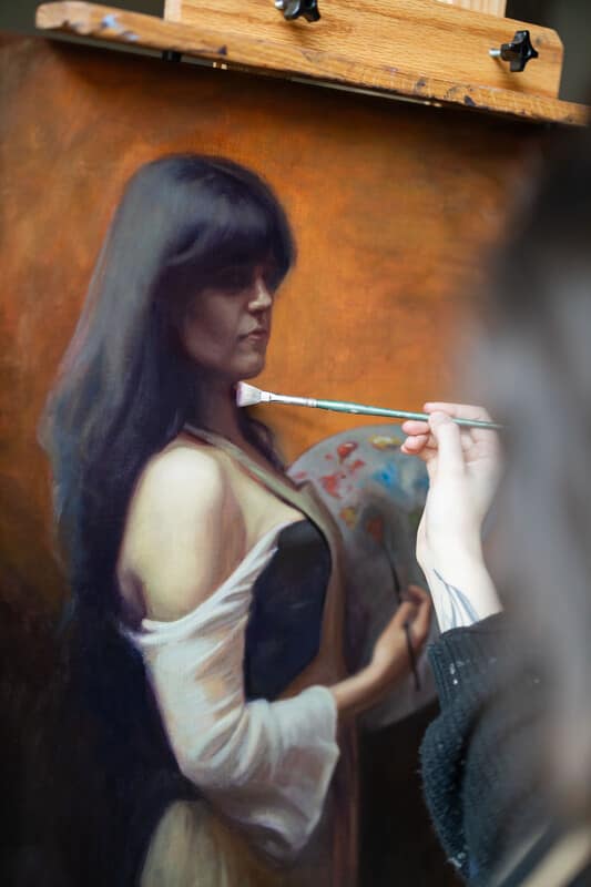 Self-portrait, stage 1