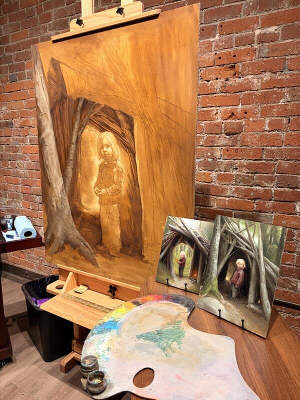 Love Portrait Commission, stage 3