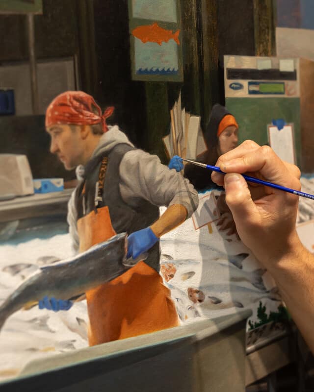 The Fishmongers at Pike, stage 8
